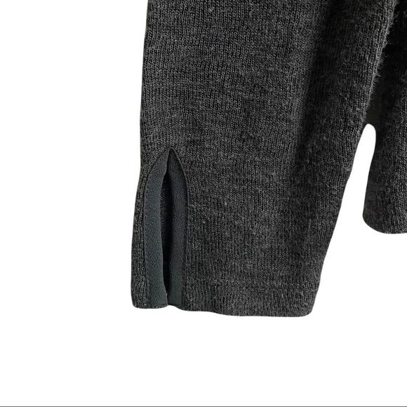 SANCTUARY V-Neck Pullover Sweater Charcoal Grey XS - Picture 2 of 7